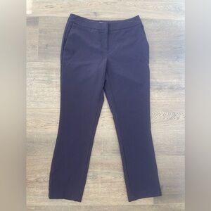 Carolina Belle Montreal Ladies Size 2 Navy red polka dot  Slacks dress pants